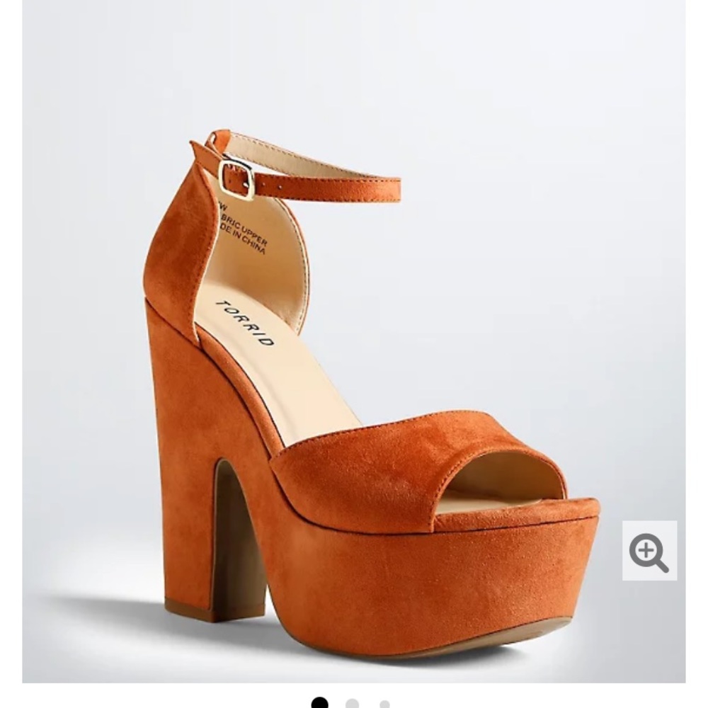 Torrid Orange Platform Heel